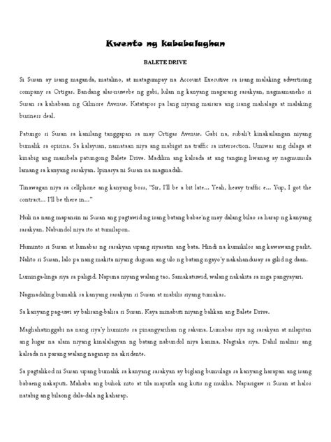 KWENTONG KABABALAGHAN .